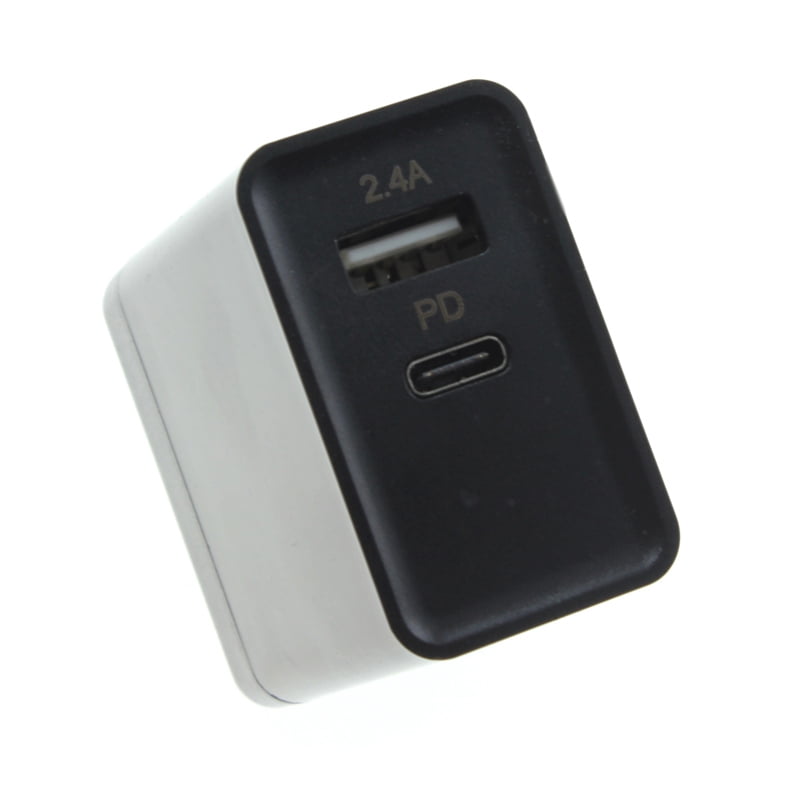 30W Quick Home Charger w Type-C 10ft USB Cable V6X for Microsoft Lumia 950 - Motorola One, Moto Z4 Z3 Play Z2 Play Z Play Droid Force Droid X4 G7 Power Play G6 - Nokia 3.1, 7.1, 8, Plus