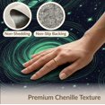 thumbnail image 6 of ODIKA 6'x9' Washable Area Rug Non-Slip, Chair-Friendly, Anime Symmetrical Cosmic Traveler Otherworldly Being Graphic for Dining Room, Under Table, Office Décor, 6 of 7