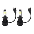 thumbnail image 1 of 2 uds faro de coche conector Universal H7 bombilla de faro LED Luz De Carretera luz delantera brillante, 1 of 5