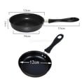thumbnail image 2 of Sartén Antiadherente para Huevos Sartén Utensilios de Cocina de Aluminio 12cm Utensilios de Cocina Negros, 2 of 8