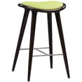 thumbnail image 2 of Home Square Lucio 29" Faux Leather Bar Stool in Green and Cappuccino - Set of 2, 2 of 4