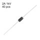 thumbnail image 2 of Diodo rectificador Uxcell RL207 2A 1kV Diodo de silicio electrónico 40 paquetes, 2 of 2