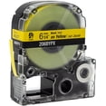 thumbnail image 2 of Epson LABELWORKS 206BYPX - Black on Yellow PET Label Maker Tape - 1/4" (6MM) Wide, 30', 2 of 6
