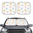 thumbnail image 2 of Fotbe Little Elephant Juego de 2 Piezas de Parasoles para Parabrisas | Bloqueador Solar para Auto | Accesorios Plegables para Protección Solar Interior-Large, 2 of 6