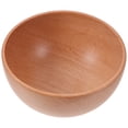 thumbnail image 4 of 1Set Wood Soup Bowl Natural Wood in Light Brown for Daily Use, 4 of 9