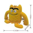 thumbnail image 3 of Muñeco de peluche Monstruito de colores, amarillo, muy emotivo, 3 of 4