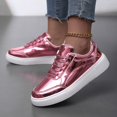 thumbnail image 6 of AUDeals Womens Casual Sneakers - Breathable Memory Foam Shiny Fashion Skate Shoes Comfortable Walking Fitness Shoes, 6 of 8