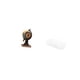 thumbnail image 5 of Reloj De Mesa Moderno Con Figura De Globo Terráqueo Y Cesta Organizadora De Pared Metálica Para Oficina, Dormitorio, Cocina, Baño, Estantería, Sala De Estar, Decoración Y Almacenamiento., 5 of 8