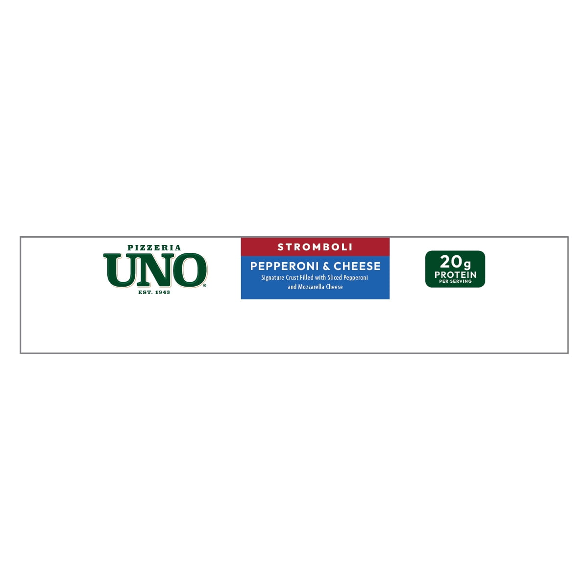 Pizzeria Uno Pepperoni & Cheese Stromboli, 5 oz, Twin Pack, Frozen