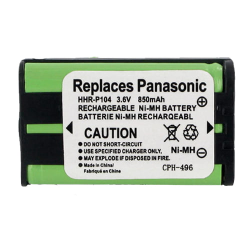 Kastar 2x HHR-P104 NI-MH Battery Replacement for Panasonic HHR-P104 HHR-P104A KX-FG6550 KX-FPG391 KX-TG2302 KX-TG230 KX-TG2312 KX-TG2355W KX-TG2356 KX-TG2357 KX-TG2382B KX-TG2386B KX-TG2388B KX-TG2396 