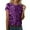 PP1, variant on Women's Fashion Sequined Round Neck T-Shirt Elegant Casual Short Sleeve Top Comfortable Shiny Blouse for Daily Wear