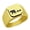 Gold, variant on Mama Bears Stainless Steel Signet Ring