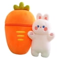 thumbnail image 3 of Juguete de peluche de zanahoria, almohada de peluche con cremallera, escondite de zanahoria, novedad para el Día de San Valentín, regalo para adultos, Conejo de 30 cm., 3 of 8