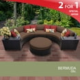 thumbnail image 2 of Bermuda 6 Piece Outdoor Wicker Patio Furniture Set 06c, 2 of 7