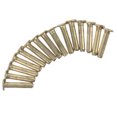 thumbnail image 1 of Minkissy 15PCS DIY Decoration Materials Golden Metal Round Cap for Crafting and Repairs, 1 of 6
