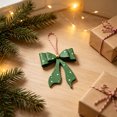 thumbnail image 7 of Christmas Ornaments, Metal Bow Christmas Ornament, Xmas Decorations, Christmas Bow, for Xmas Tree, Home, Party, Holiday Christmas Decorations, 7 of 7