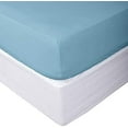 thumbnail image 1 of 800 Thread Count 3 Piece (1- Fitted Sheet + 2- Pillow cover) Quality 30 Inch Deep Pocket 100% Egyptian Cotton Color Light Blue Solid Size Twin XL, 1 of 5