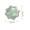 Green, variant on Peanut Shaped Massage Ball with Suction Cup, Silicone Foam Roller for Muscle Knots, Portable Physical Therapy Ball for Back & Shoulder, Fitness Recovery Aid