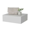 thumbnail image 4 of Newboti Furniture White Wall-Mounted Floating Nightstand 29261, 4 of 9