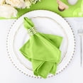 thumbnail image 5 of Balsa Circle 5 Pieces 17" Polyester Fabric Napkins Apple Green, 5 of 8