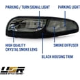 thumbnail image 5 of USR DEPO Vette C5 Turn Signal Lights - Front Bumper Signals Lamps Set (Left + Right) Compatible with 1997-2004 Chevy Corvette C5 All Models including Z06 (Black Housing All Smoke Lens), 5 of 8