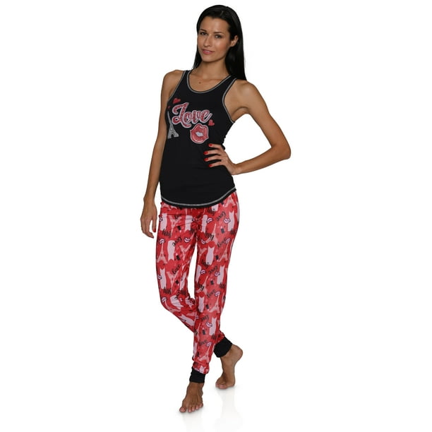 red loungewear