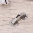 thumbnail image 1 of HINTRMENT Kitchen Cabinet Door Hinges Hinge Metal Silver 1Set for Cupboard, 1 of 8