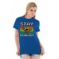 thumbnail image 4 of PACMAN Stay Hungry Funny Food Gamer Men's Graphic T Shirt Tees Brisco Brands 3X, 4 of 5