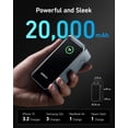thumbnail image 4 of Anker Prime Power Bank, 20,000mAh Portable Charger with 200W Output, Smart Digital Display, 2 USB-C and 1 USB-A Port Compatible with iPhone 16/15/14/13 Series, Samsung, MacBook, Dell, and More, 4 of 5