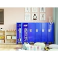 thumbnail image 2 of Metal Storage Cabinet with Storage, Metal Locker Accent Storage Cabinet with Door, Lockable Steel Storage Cabinet, Steel File Cabinet for Office, Living Room, Bedroom, Without Lock, 2 of 12