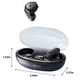 thumbnail image 3 of Oggfader Wireless Earbuds Earbuds True Wireless Earphone Noise Cancelling Update Bluetooth 5.3 Headset HD Music Headphone In Ear Handsfree With Mic Black, 3 of 8