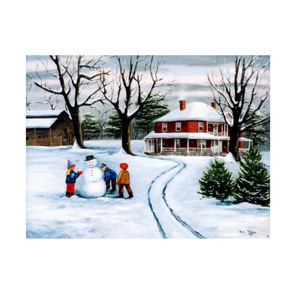 Trademark Fine Art 'Winter Fun' Canvas Art by Arie Reinhardt Taylor