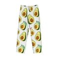 thumbnail image 4 of Balery Men'S Flowers Avocado Pants,Sleepwear Pants,Pajama Pants,Pj Bottoms Drawstring And Pockets-Small, 4 of 9