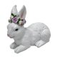 thumbnail image 2 of Figura de conejito de Pascua, decoración de Pascua, obra de arte coleccionable, adorno de escritorio con forma de animal. Mintiendo, 2 of 9