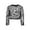 Black, variant on REDARER Big Girls Mesh Cropped Long Sleeve Top Hollow Out Casual Fashion Blouse,11-12 Years