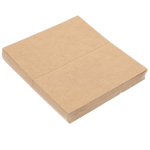 unbranded 35Ud Tarjetas Kraft Para Identificación Y De Uso Con Soporte Marrón