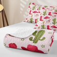 thumbnail image 4 of Erosebridal Girls Pink Cowgirl Twin Quilt Set, Tribal Western Twin Coverlet Set, 2 Pieces, 4 of 7