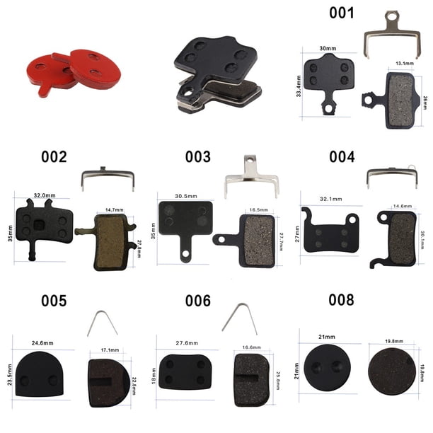 器 objet Bicycle Bike Disc Brake for Pads Semi-metal Latch Resin Cycling