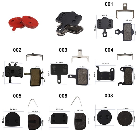 Bicycle Bike Disc Brake for Pads Semi-Metal Latch Resin Cycling Accessories Viq-011 Mingyqi