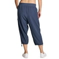 thumbnail image 2 of RBX Active Women's Plus Size Relaxed Lightweight Woven Cargo Capri Pant, 2 of 5
