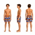 thumbnail image 2 of Quad Seven Boys' Swim Trunks - 2 Pack Quick Dry Board Shorts Bathing Suit (Size: 8-18), 2 of 7