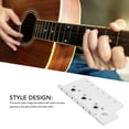 thumbnail image 3 of Guitar Bridge Bottom Plate, Practical Easy Replacement Fashionable Electric Guitar Bridge Base Plate Metal  For DIY, 3 of 8