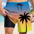 thumbnail image 2 of Kcolen Mens Swim Trunks 5 Inch Soild Color Beach Shorts Comfy Funny Mens Swim Trunks Men Swim Trunks Summer Beach Fashion Swimming Shorts for Men, 2 of 4