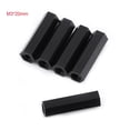 thumbnail image 1 of Cergrey 100Pcs Noir PA66 M3 Femelle x M3 Femelle Hexagonale Entretoise Filetée, Entretoise en Nylon, Entretoise Hexagonale, 1 of 1