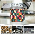 thumbnail image 6 of Yayeee Ashtray with Lid for Cigarette Smokeless Stainless Steel Home Ash Holder, Retro Geometric, 6 of 7