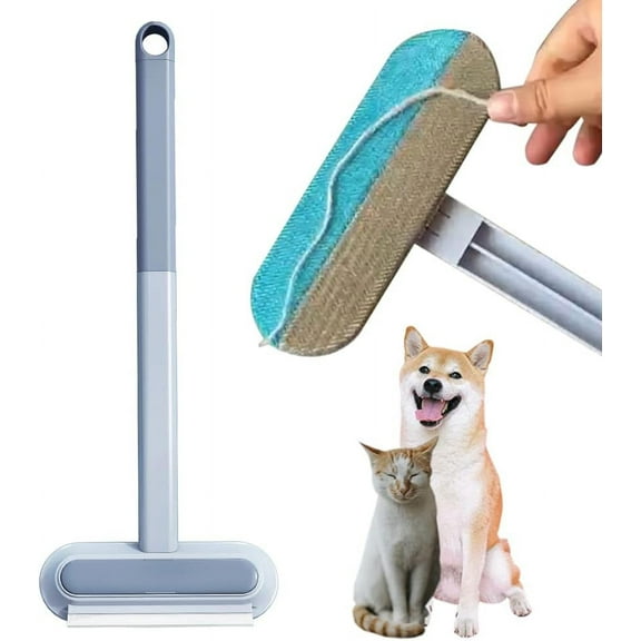 Pet Hair Remover Brush 17 inch, Reusable, Washable Lint Brush for Dog and Cat Hair, Pet Hair Removal Tool for Furniture, Carpet, Clothes, Bedding, Floor (1pc)