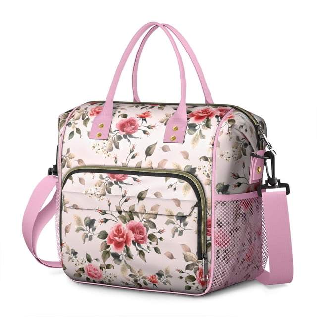 Sac Isotherme Aquarelle Florale Abstraite - Sac Fourre-Tout Isolé Étanche, Imperméable