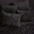 thumbnail image 4 of Dawn 7-Piece Bed-in-a-Bag Comforter Set in Kiss Pleat Black, Queen Size, Soft, Durable and Easy Care, 4 of 6