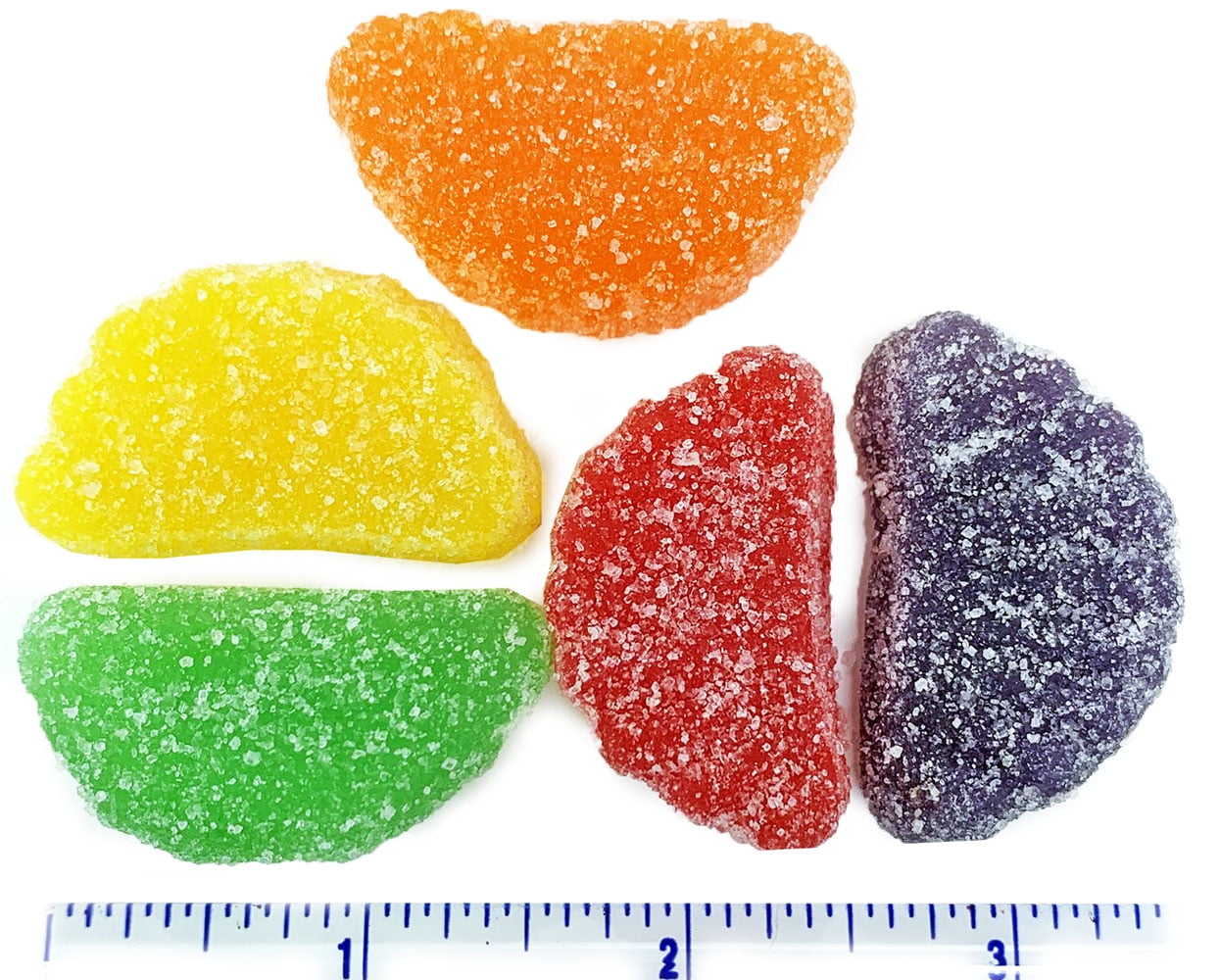 SweetGourmet Jelly Assorted Fruit Slices Bulk Candy | 4 Pounds