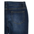 thumbnail image 4 of Cookie's Girls' Rip-Patch Stretch Skinny Jeans - pacific blue, 6x (Little Girls), 4 of 4